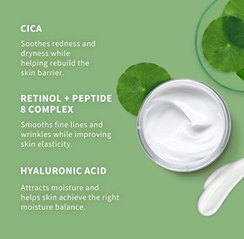 Meebak Cica Face Moisturizer For Women Anti-Aging, Anti-Wrinkles Natural Korean Cica Cream 1.68 Fl.oz #TOP3