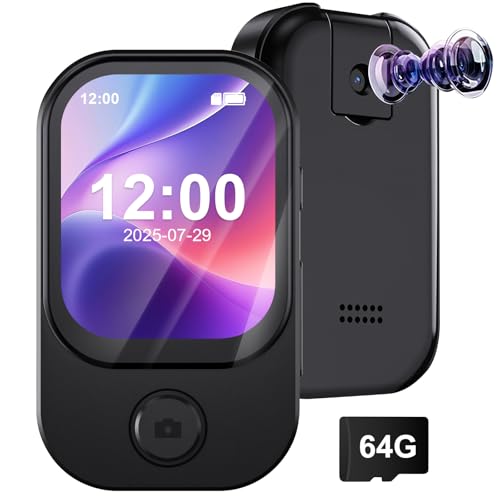【Lettore MP3 Multifunzionale】Questo dispositivo racchiude varie caratteristiche in uno: Un lettore di musica MP3 che ti consente di goderti le tue canzoni preferite in qualsiasi momento, ovunque; Un registratore che cattura audio esterno, rendendolo un ottimo compagno per le tue lezioni e riunioni; Una radio FM che aiuta a scoprire più canali radio; Una fotocamera compatta che cattura emozionanti momenti e video; Inoltre, offre lettore di e-book, calendario, cronometro e funzionalità di sveglia.