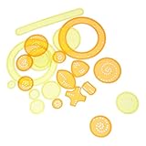 Éducatifs: combine le plaisir à l'apprentissage, à aider dans le développement cognitif et à motricité, les enfants dessinant une règle géométrique, pochoirs en plastique