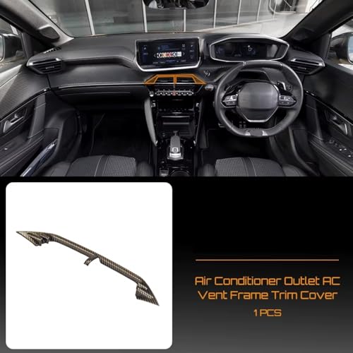 Cache de grille d'aération climatisation Peugeot 208 interieur - 2