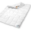 etérea Microfaser Winterdecke – Steppdecke Frieda 135×200 – Nachhaltig & Ökotex Zertifiziert – Waschbar 60 Grad – Super Weiche Anschmiegsam Bettdecke – Extra Warm – 135 x 200 cm – Weiß