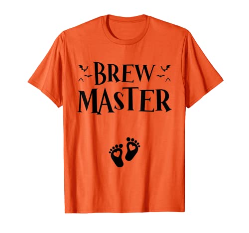 Hombre Brew Master algo bueno está preparando el embarazo de Halloween Camiseta