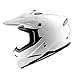 1Storm Adult Motocross Helmet BMX MX ATV Dirt Bike Helmet Racing Style HF801; Glossy White; Size L (57-58 CM,22.4/22.8 Inch)