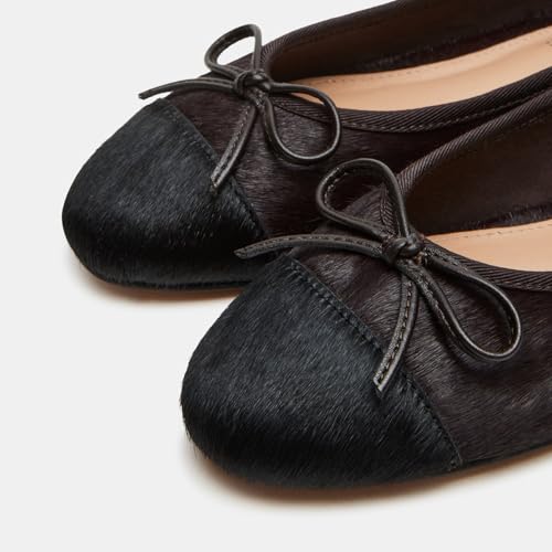 Round Toe Ballet Flats for Women Slip On Ballerinas with Bow Detail Cute Dressy Flat Shoes3