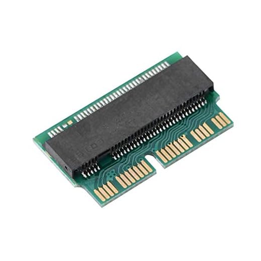 Adaptador de conversión SSD M.2 AHCI/NVME, Tarjeta de conversión SSD M.2 NGFF M-Key para MacBook Air Pro Retina 2013 2014 2015, Kit actualizado NVME AHCI SSD para A1465 A1466 A1398 A1502