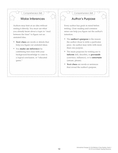 Informational Passages for Text Marking & Close Reading: Grade 4: 20 Reproducible Passages With Text-Marking Activities That Guide Students to Read Strategically for Deep Comprehension - Image 7