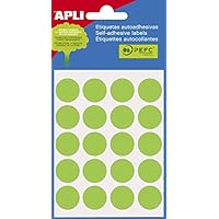 Apli stcicker stippen rond 8mm wit 480 stickers per pakje - €1,59 | Mas