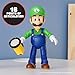 THE SUPER MARIO BROS. MOVIE - 5 Inch Action Figures Series 1 – Luigi Figure with Flashlight Accessory