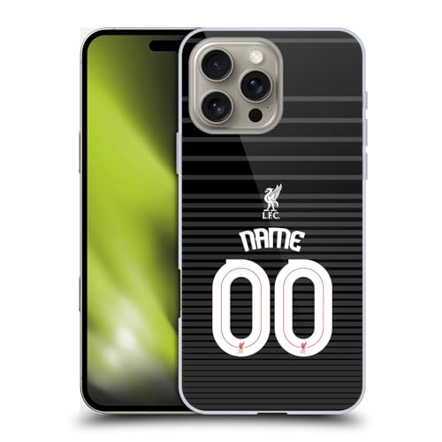 Coque Liverpool iPhone 16 Pro personnalisable au stade ou au quotidien en Noir