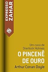 Capa de O pincenê de ouro: Um caso de Sherlock Holmes