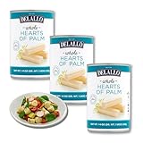 DeLallo Whole Hearts of Palm, All Natural, Harvested in South America, Low Fat and Low Calorie, Unique Canned...