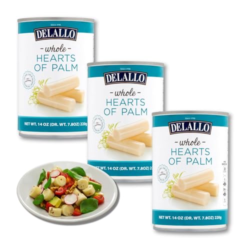 DeLallo Whole Hearts of Palm South America 3 Pack
