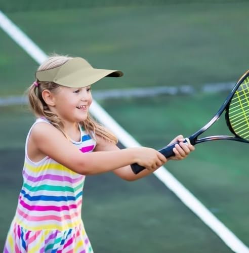 UPF 50+ Kids Sun Visor Hat for Adjustable Lightweight Golf Runninig Tennis Sport Cap for Girls Boys4