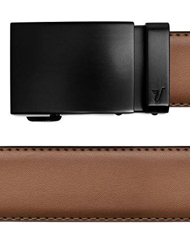 Image of Mission Belt Men's Leather Ratchet Belt, 40mm Metal Collection