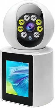 Divex CM-16 Baby and Security Camera with Two-Way Video Calling with 5MP HD Screen, White