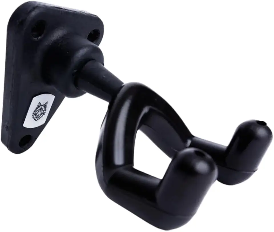 Suporte De Parede Violão Guitarra Baixo Ukulele Customizado (WOLF)