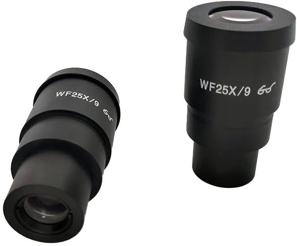 Miniatura 2 de Microscope Accessories Kit 2pcs Widefield 25X Binocular Trinocular Microscope Eyepiece 30mm Stereo Microscopio Optical Multiple Amplify Oculars