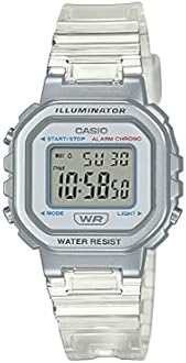 Casio LA20WH Series | Women's Digital Watch | Water Resistant | LED Light | Auto Calendar | Date Display | 1/100 SEC Stopwatch | Regular Time Keeping (HR, Min, SEC, PM, Date, Day) | 5 Yr Batt