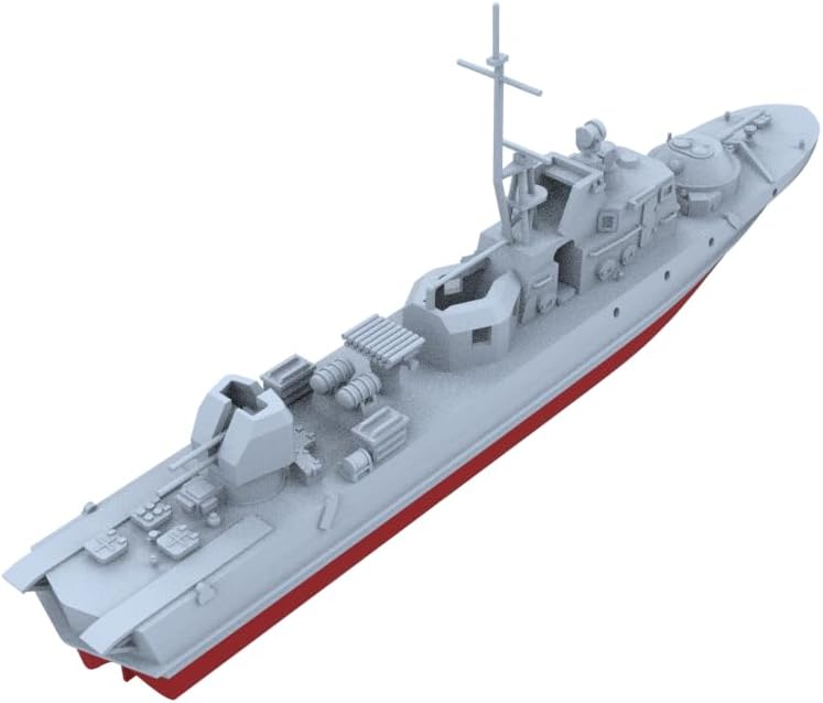 MRY-SFW 1/1800 Soviet 1204 Side Patrol Boat Late Full Bottom