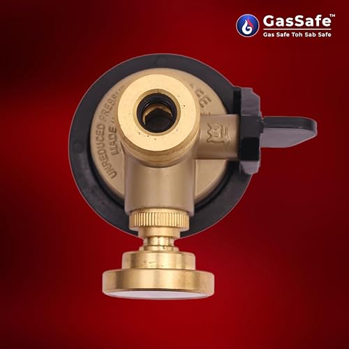 Image of INDIA'S Original Gas Cylinder Safety Device | Gas Leakage Detector | Gas Safe Device | 30% Gas Savings | 3-Year Warranty