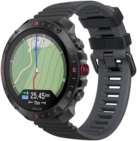 Polar Grit X2 Pro - Reloj Multideporte Robusto con GPS y Correa d...