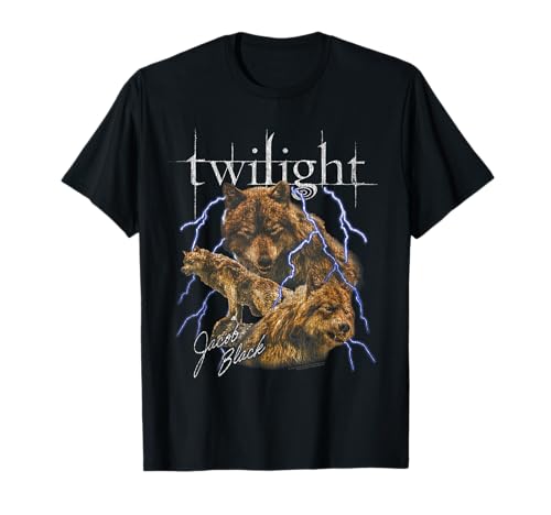 Twilight Saga Jacob Black Three Wolf Moon Werewolf Movie T-Shirt