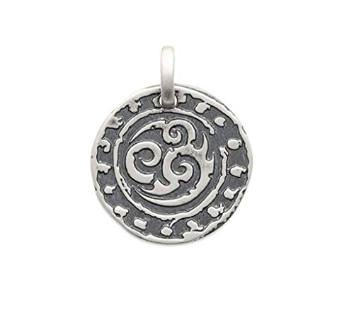 Colgante para hombre de plata antiperlas Tata Gisèle tribal que no se estropea
