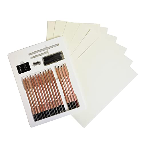 Set de lápices para bocetos Daler Rowney 40 pcs miniatura 3