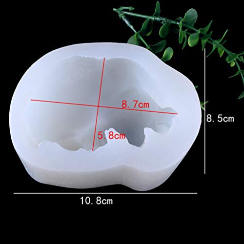 HEMOTON Molde de silicone para filhotes, molde de silicone para fazer bolos, bandeja de cubo de gelo