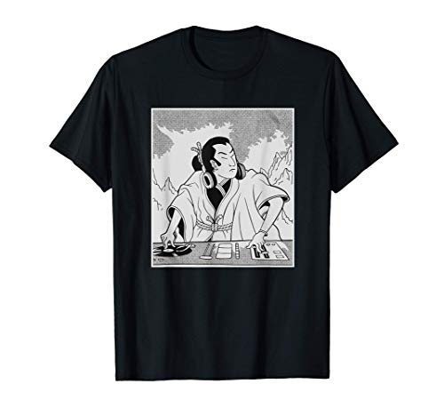 Samurai DJ EDM Music Gift T-Shirt