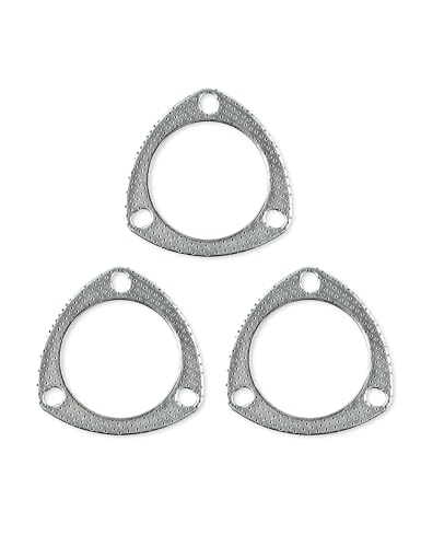 Image of YAMAKATO 3 inch 3-Bolt High-Temp Exhaust Gasket 120-07630-0002 TN (3-PACK)