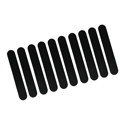 Flameer Conjunto De 10 Redutores De Tamanho De Chapéu Preto De Espuma Autoadesiva