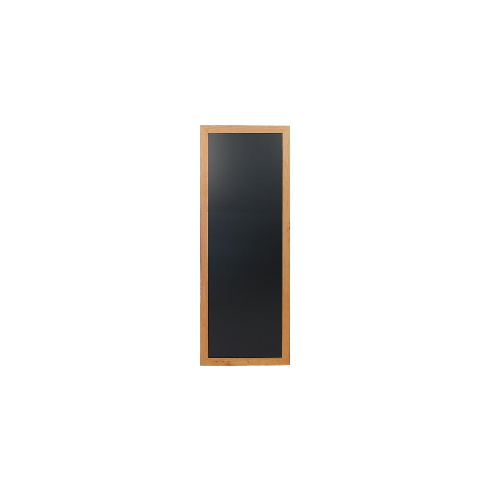 SECURIT - Lavagna da Parete Lunga - Per Pennarelli a Gesso Liquido - Per Bar, Ristoranti, Pub, Negozi - Cornice in Legno Duro - 56x150cm - Colore Teak
