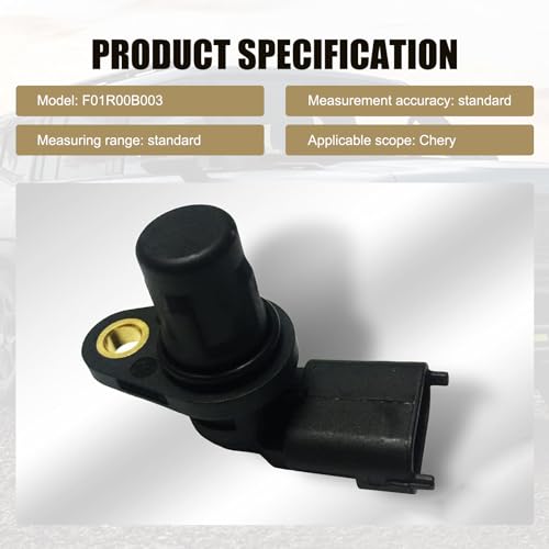 Dawfall ALLCGQ2003BL- Pack-1 Car Engine Camshaft Position Sensor, Standard Replacement Number F01R00B003, Camshaft Sensor With Sealing Ring For Epc Fault Light And Weak Start thumb #1