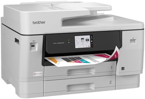 Brother INKvestment MFC-J6960DW Wireless Colour Inkjet All-in-One Printer with 11”x17”, A3 Capabilities and 3.5” Colour Touchscreen for Business - 2