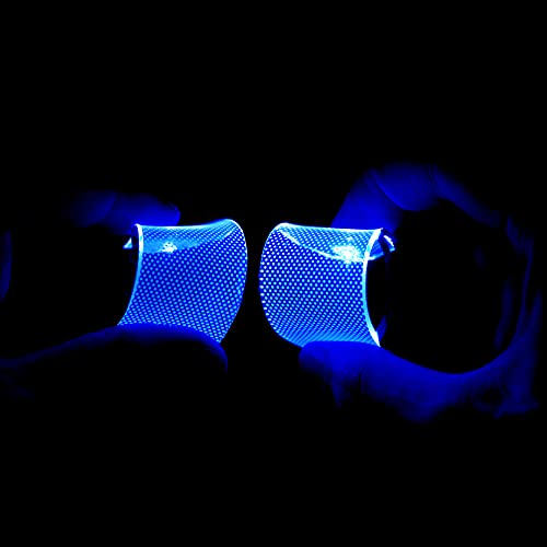 Image of Helmet Decorations Flexible led Lights Flexible Cosplay DIY kit Decorations RGB Superhero for Men Gifts Dark Blue
