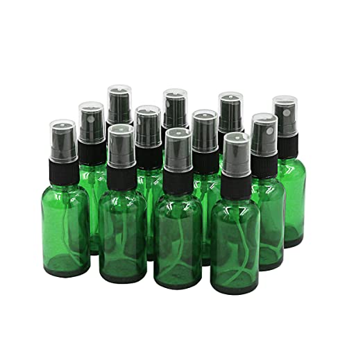 Topsky 12 botellas vacías de 30 ml de cristal resistente a los...