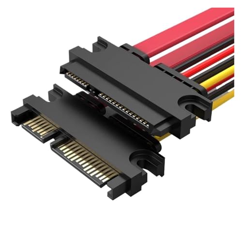 Cable Extensor SATA 3 22 Pin Macho a Hembra 30 cm miniatura 3