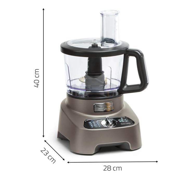 Moulinex Multifunktions-Küchenmaschine, 1000 W, vielseitiger Standmixer, 2 l, 10 Zubehörteile, 31 Funktionen, Zerkleinerer, Reibe… – Ansicht 3