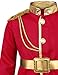 Prince Charming Costume for Kids Boys Royal Prince King Outfit Party Cosplay 4-6T Red