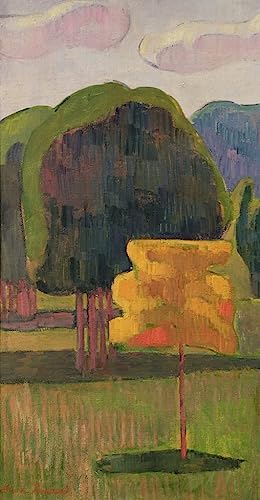 Impression d'art l'arbre jaune d'Emile Bernard pour illuminer votre salon moderne