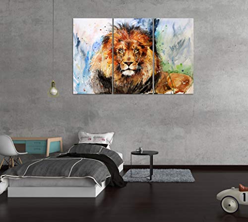 Lion Wall Art Decor Animal Modern Artwork Canvas Painting Prints Pictures Home Decor For Living Room Dining Room Bedroom #TOP3