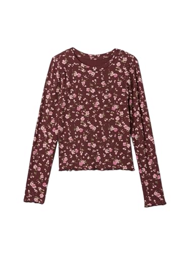 Image of Gap Girls' Long Sleeve Ribbed Tee