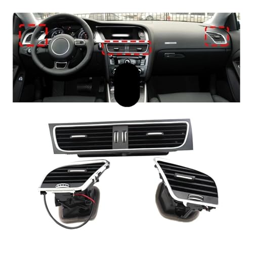 Rejilla de ventilación con flujo regulable para salpicadero Audi A4 B8 2009-2016 8KD820902 3