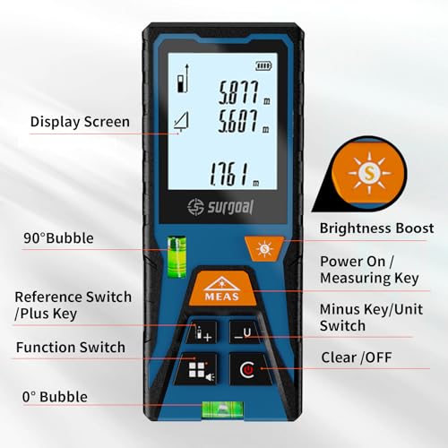 Digital Laser Measuring Tool 328ft