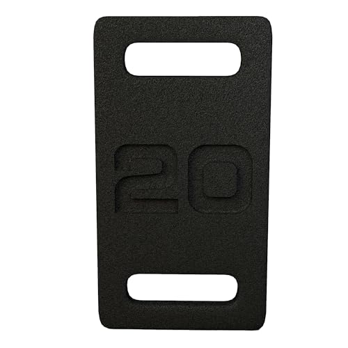 Fitvids Cast Iron Plate, 20 pounds â€“ Black