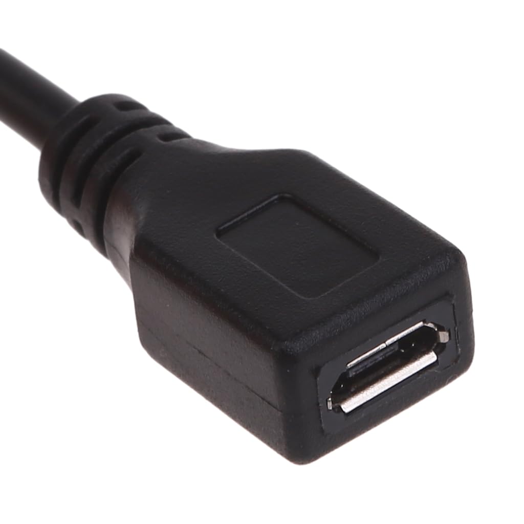Mini USB męski na micro USB żeński kabel ładujący do rejestratora samochodowego nawigatora