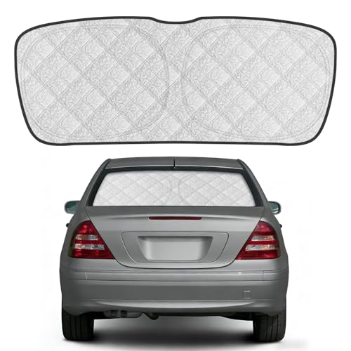 Parasol para Luna Trasera Protector Solar Reflectante y Plegable de Coche