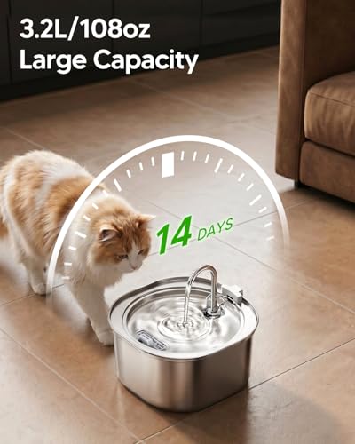 Smart Cat Water Fountain Stainless