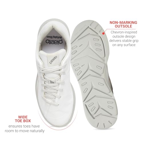 Image of Plaeto Men's Go Multiplay Sports Shoes | Lightweight Shoes with Breathable Mesh | Revolutionary Tilt Lacing | Non-Marking Shoes for Men Workout | Casual Shoes for Men